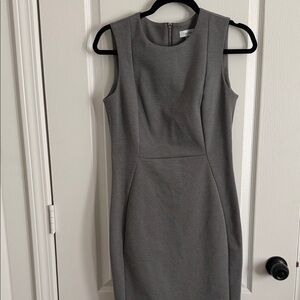 Calvin Klein Collection Charcoal Midi Dress